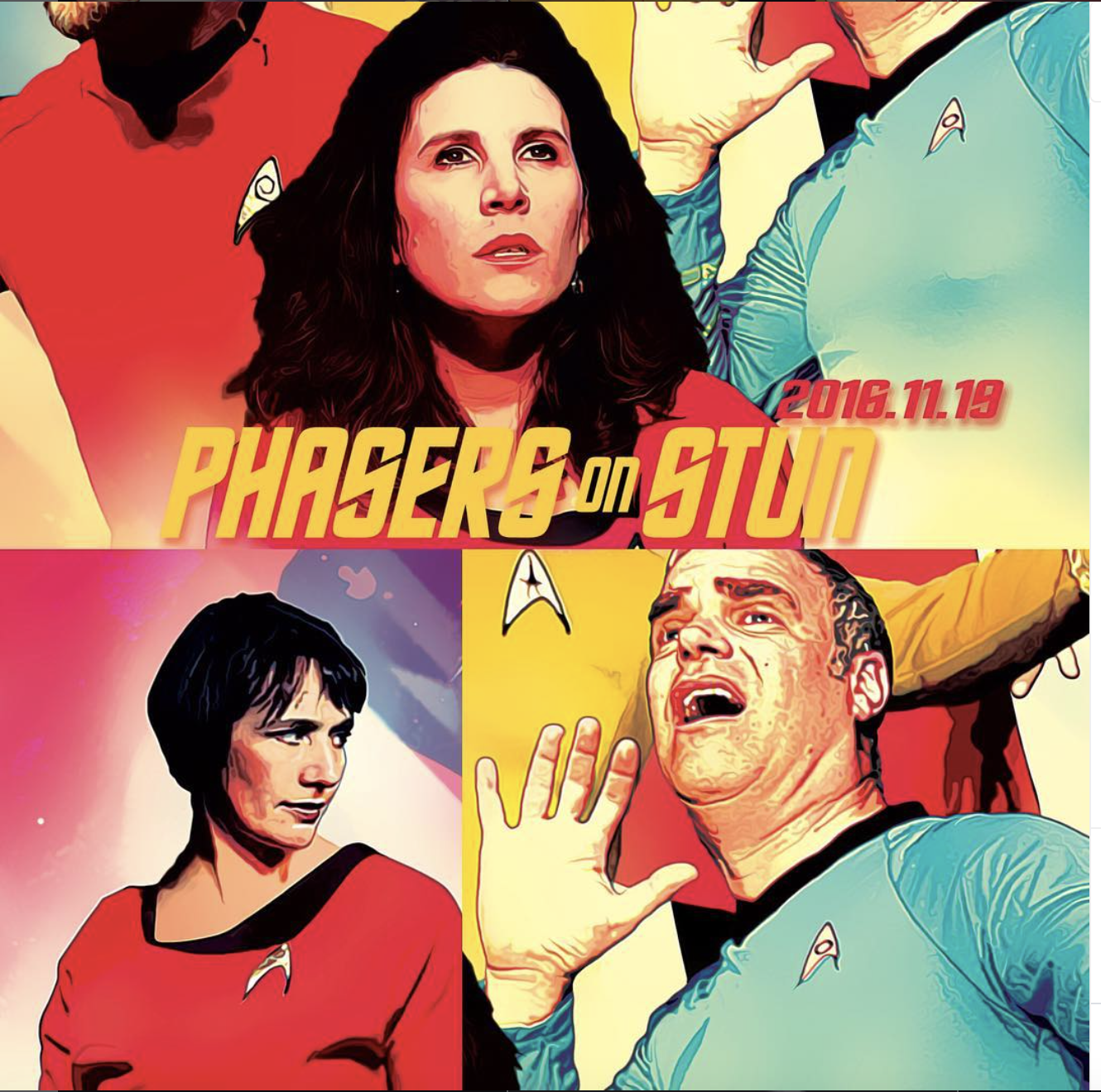 Phasers On Stun November 2016 show with guests David Boyle and Carrie Caudle