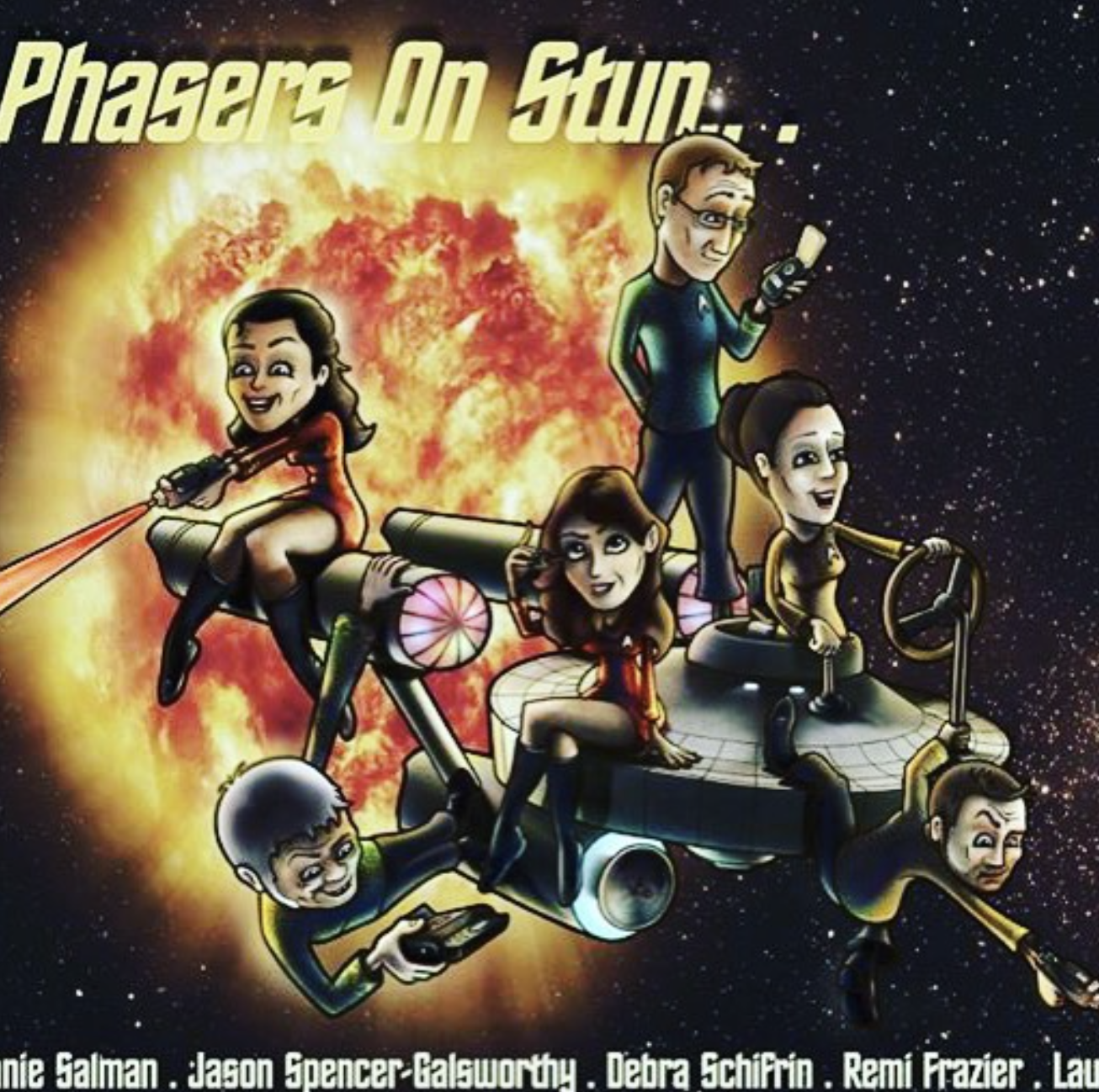 Original Phasers On Stun show art — first show