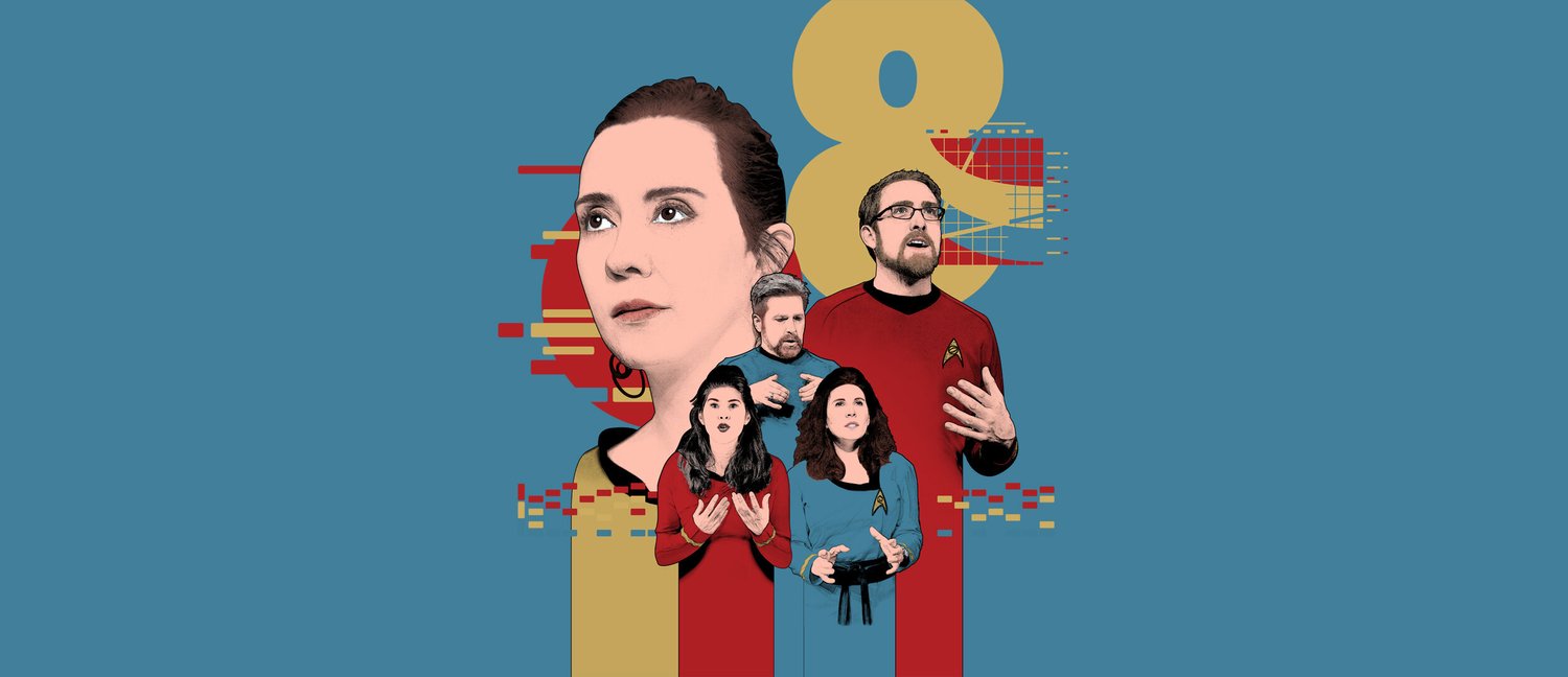 Phasers On Stun show poster featuring Laura