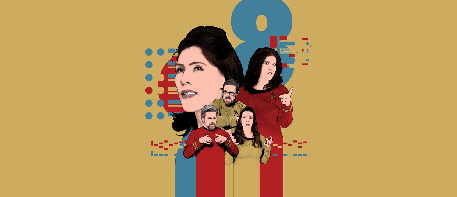 Phasers On Stun show poster featuring Mel